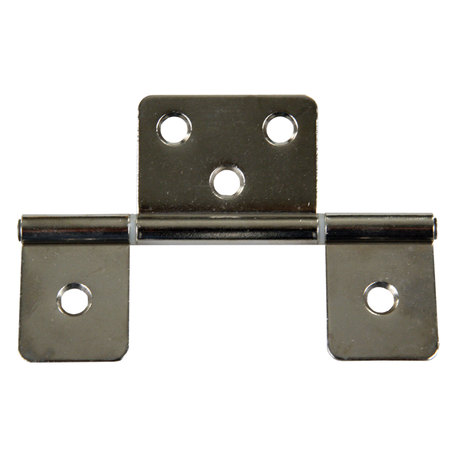 JR PRODUCTS JR Products 70635 Non-Mortise Hinge - Satin Nickel 70635
